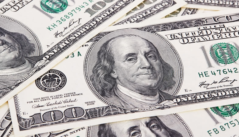 Dólar anota caída de $10 tras conocerse repunte inflacionario en EE.UU. y especulaciones sobre la Fed